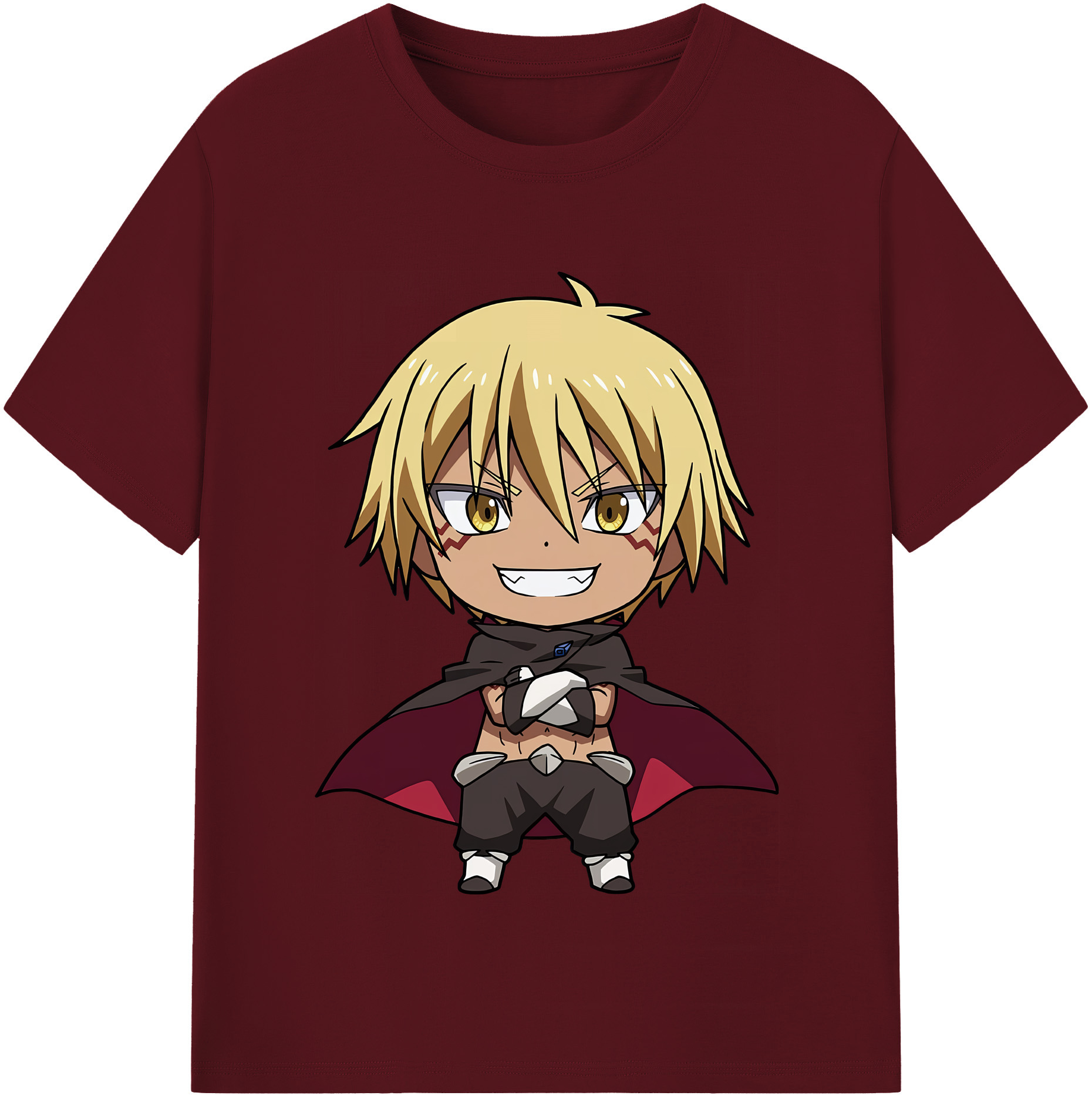 （画像用） 転スラ Regarding Reincarnated to Slime 綿100％半袖Tシャツ（フロントプリント）